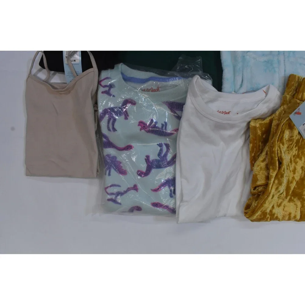 Cat & Jack Bulk Lot Of 9 Girls Size Medium 7/8 Mixed Season Tops Bottoms